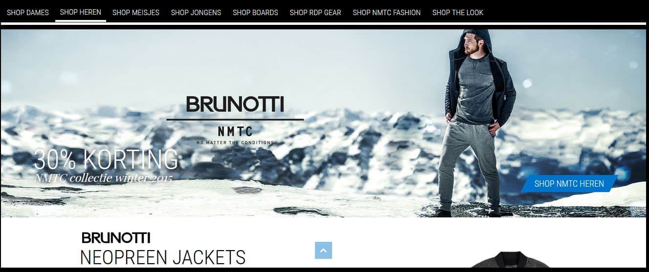 Brunotti heren mode online bestellen achteraf betalen