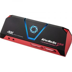 AVerMedia - Live Gamer Portable 2 Plus - Plug and Play Game Streaming Capture Box ( PS4 / Xbox One / PC / Nintendo Switch / Nintendo Wii)