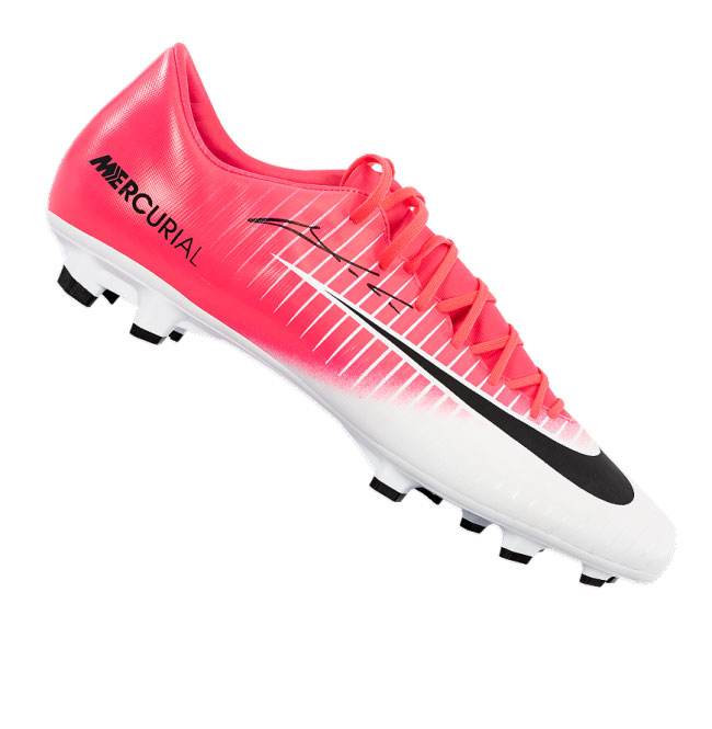 Luka Modric Gesigneerd Nike Mercurial Voetbalschoen - Roze/Wit