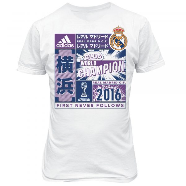 adidas Real Madrid WK 2016 Winners T-Shirt - Junior/Jongens - 140