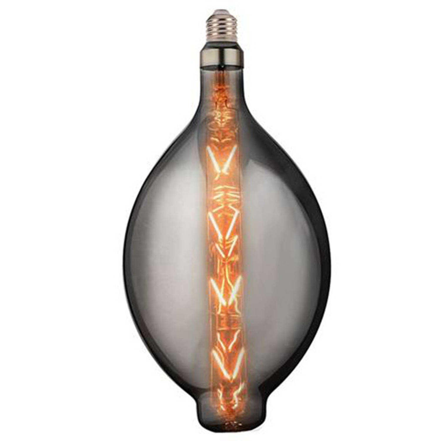 Led Lamp - Design - Elma Xl - E27 Fitting - Titanium - 8w - Warm Wit 2400k