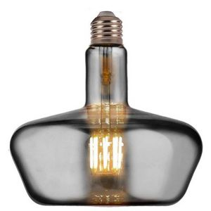 Led Lamp - Design - Gonza Xl - E27 Fitting - Titanium - 8w - Warm Wit 2400k