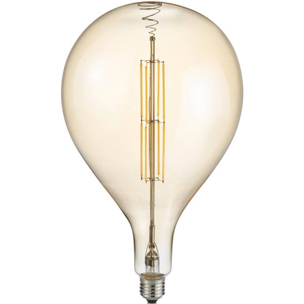 Led Lamp - Design - Trion Tropy Dr - Dimbaar - E27 Fitting - Amber - 8w - Warm Wit 2700k