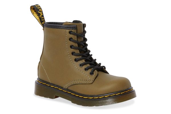 Dr. Martens 1460 t dms olive romario smoother finish