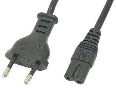 Euro Power Cable For PS4, PS3 Slim And PS2