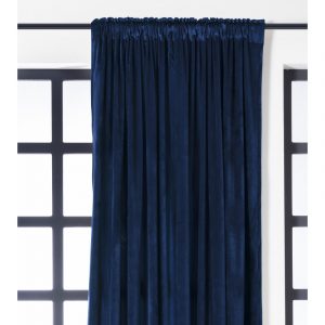 Gordijn donkerblauw - 140x250 cm