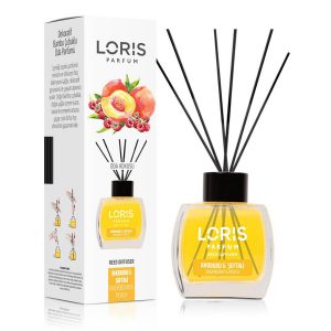 Loris - Parfum - Geurstokjes - Huisgeur - Huisparfum - Raspberry & Peach - 120ml
