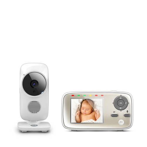 Motorola MBP-483 babyfoon met camera en 2.8′ kleurenscherm