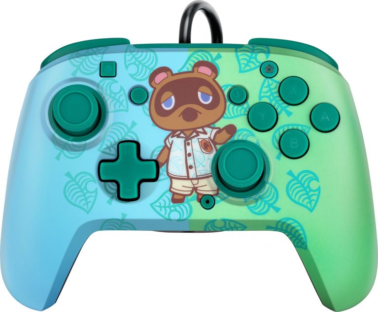 PDP Faceoff Deluxe+ Audio Wired Controller - Animal Crossing