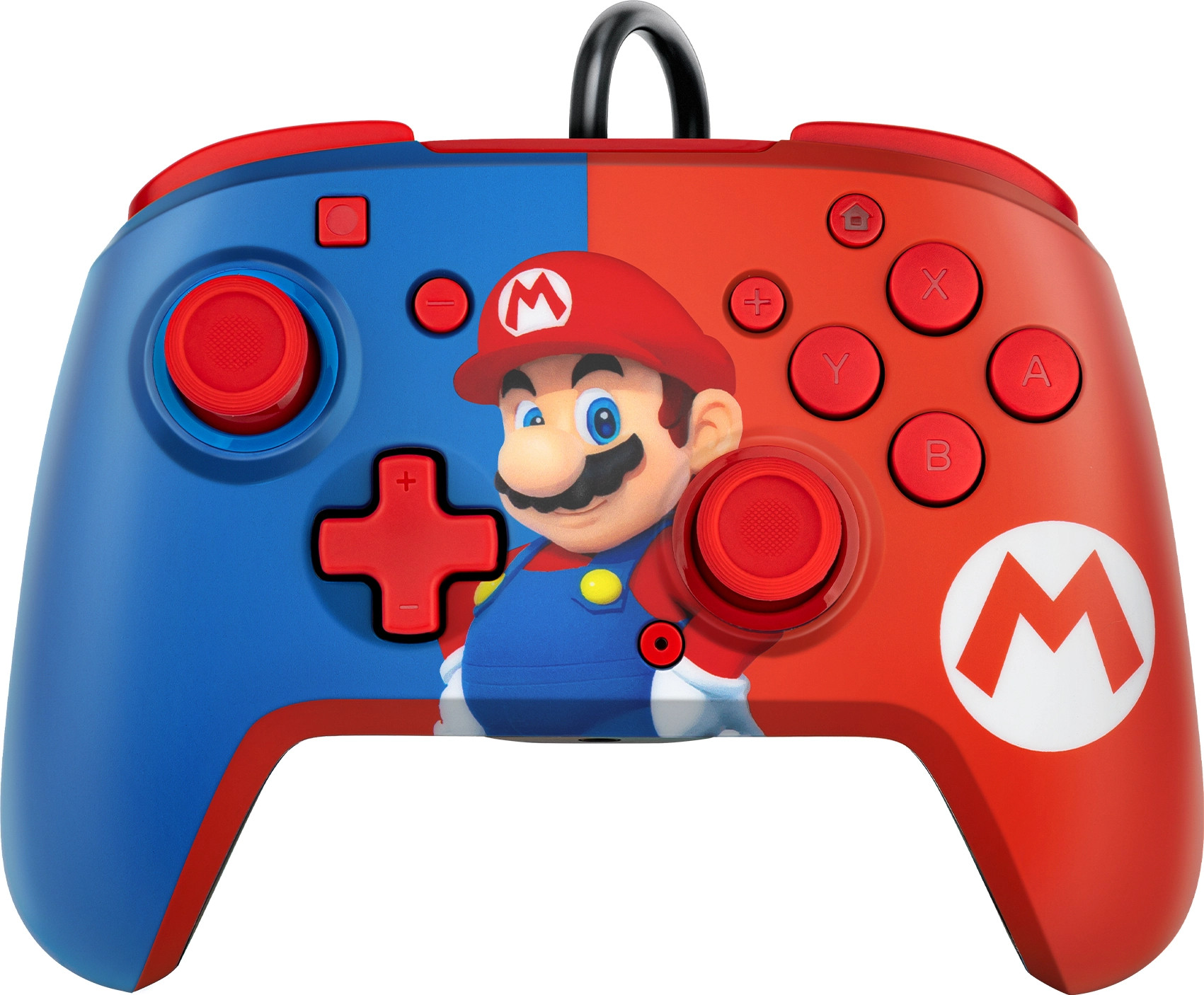 PDP Faceoff Deluxe+ Audio Wired Controller – Super Mario