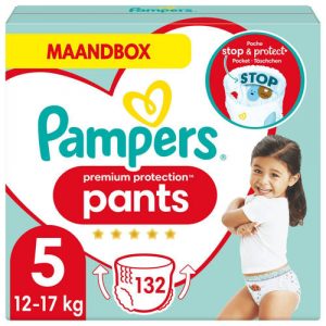 Pampers Premium Protection Pants maandbox maat 5 (12kg-17 kg) - 132 Luierbroekjes