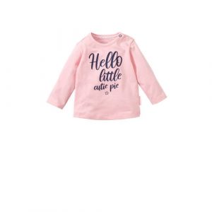 Quapi baby longsleeve Xara met tekst roze