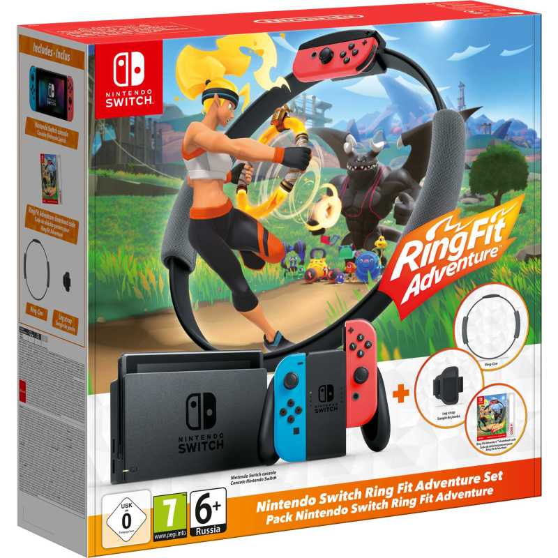 Switch Console Ring Fit Adventure Set