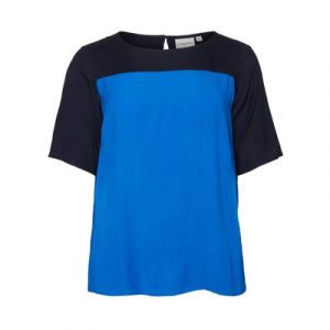 T-shirt Colourblock Junarose by Vero Moda , Blauw , Dames