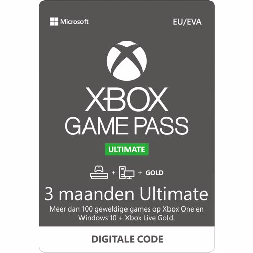 Xbox Game Pass Ultimate lidmaatschap 3 maanden - direct download