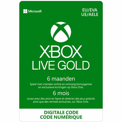 Xbox Live Gold 6 Maanden: 1 apparaat – direct download
