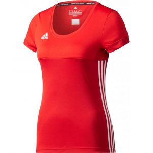 adidas T16 Climacool Shortsleeve T-shirt Dames rood/scarlet