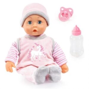 Bayer - First Words Baby 38 cm - Pink w. Unicorn (93824CF)