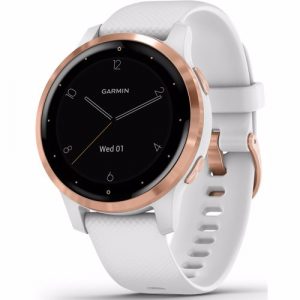 Garmin smartwatch Vivoactive 4s (Rosegoud) Band (Wit)
