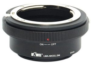Kiwi Photo Lens Mount Adapter NK(G)-EM