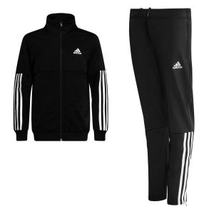 adidas Trainingspak 3-Stripes - Zwart/Wit Kinderen