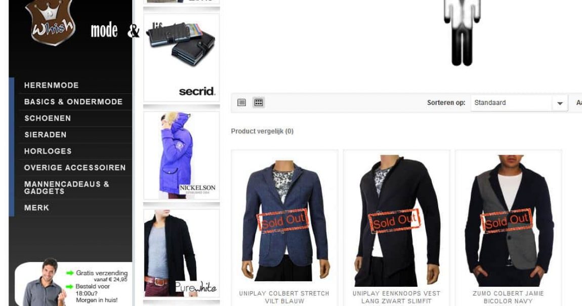 Heren mode en Secrid Wallets online bestellen